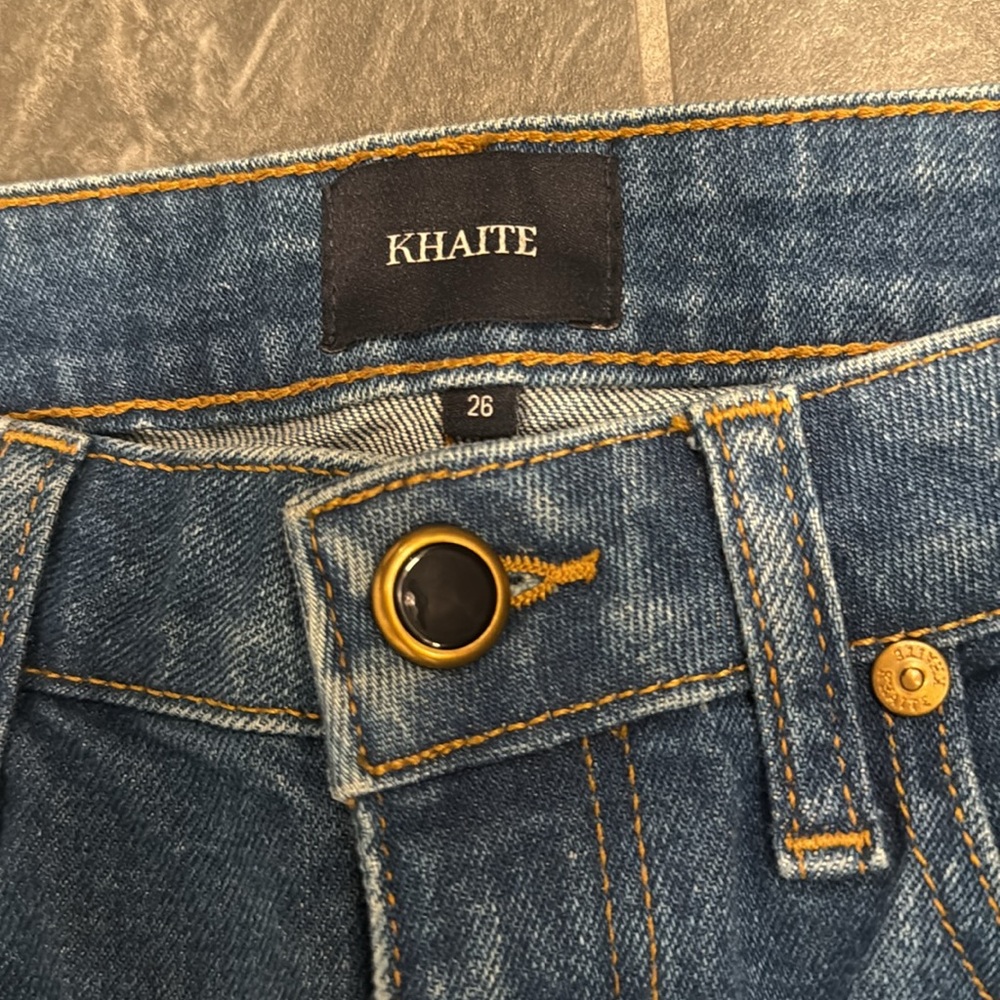 Khaite Vanessa size 26 straight leg with stretch